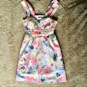 Watercolor Floral Dress